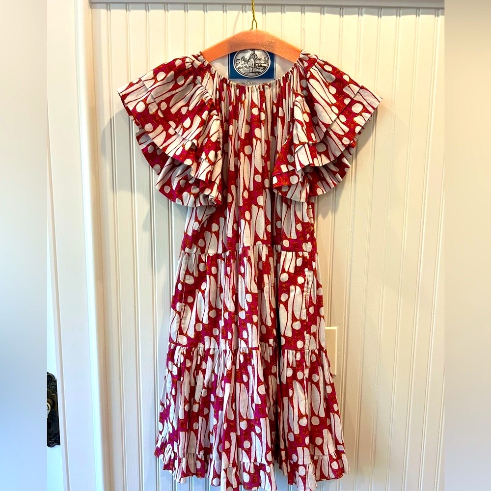 Charisma Sarte flutter mini dress size M